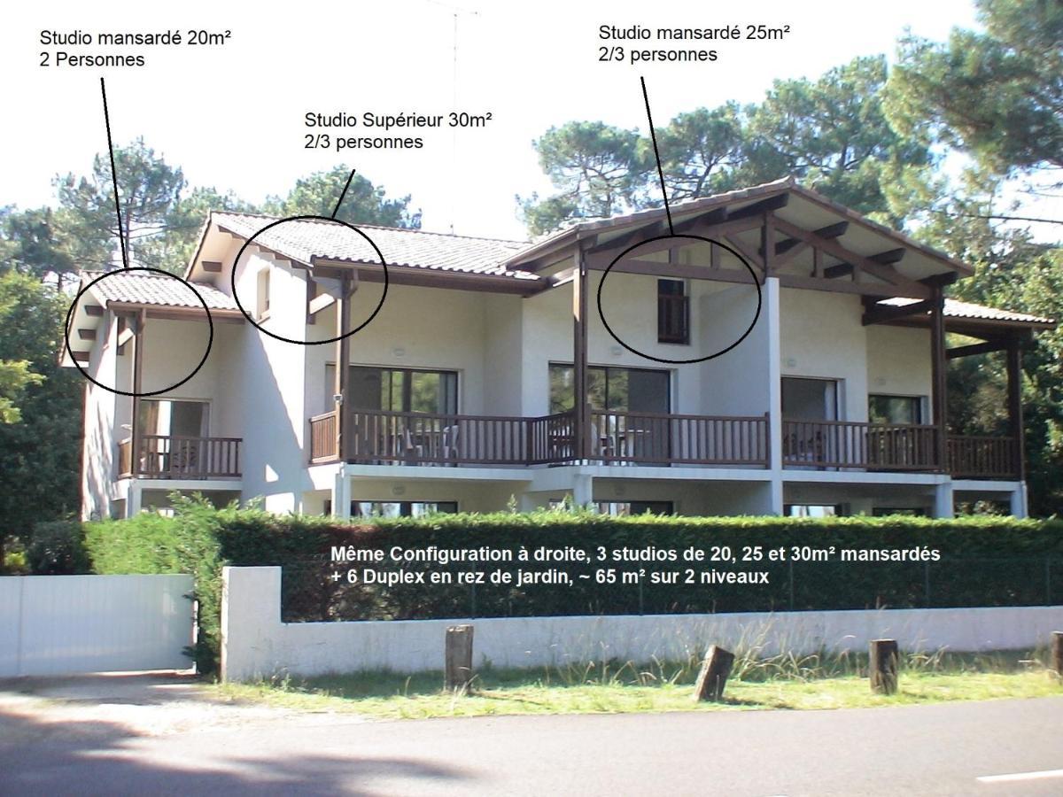 Studio Mansarde Climatise Les Roseaux Bord De Lac Biscarrosse Exterior photo